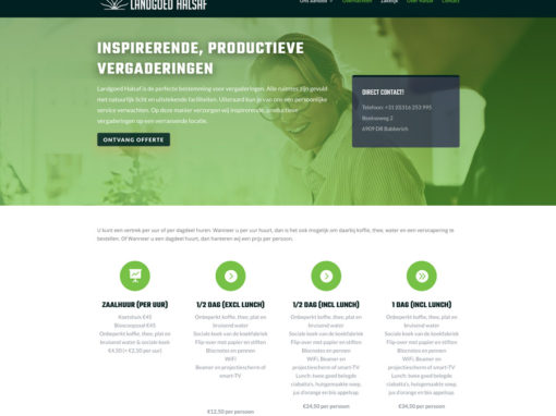 Nieuwe website Landgoed Halsaf