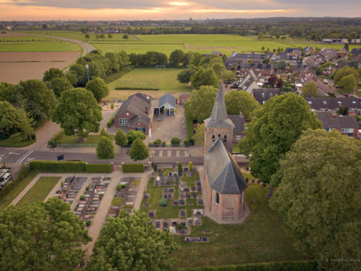 Liemerse kerken in vogelvlucht
