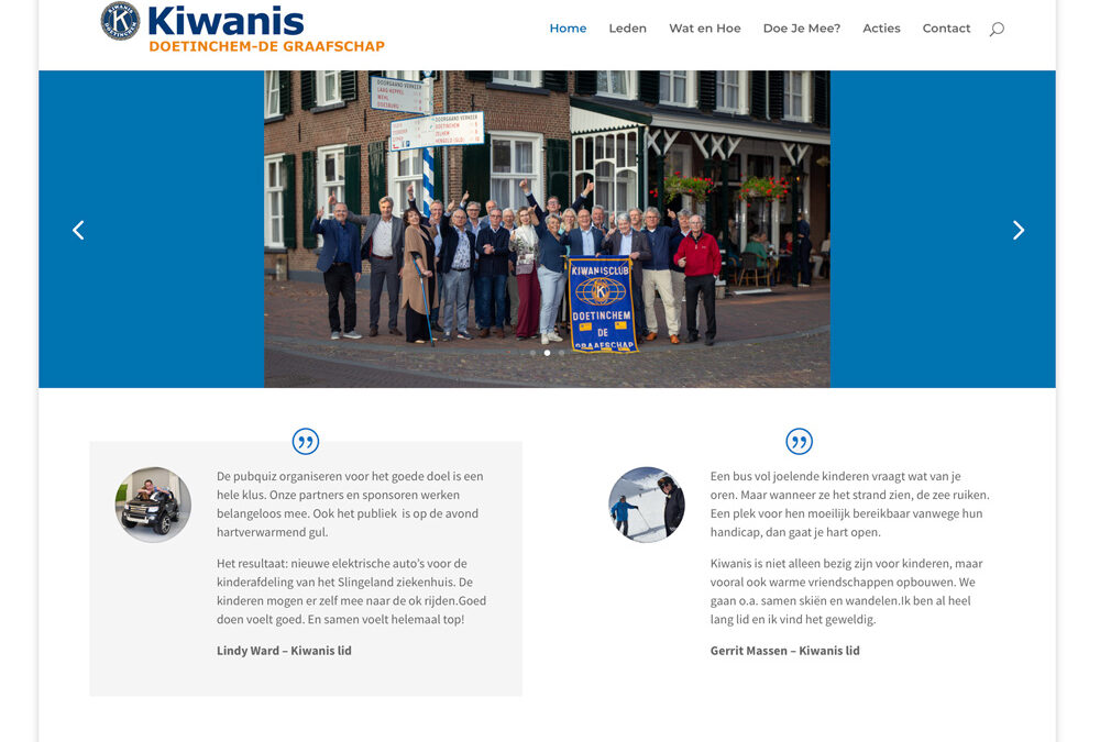 website Kiwanis Doetinchem